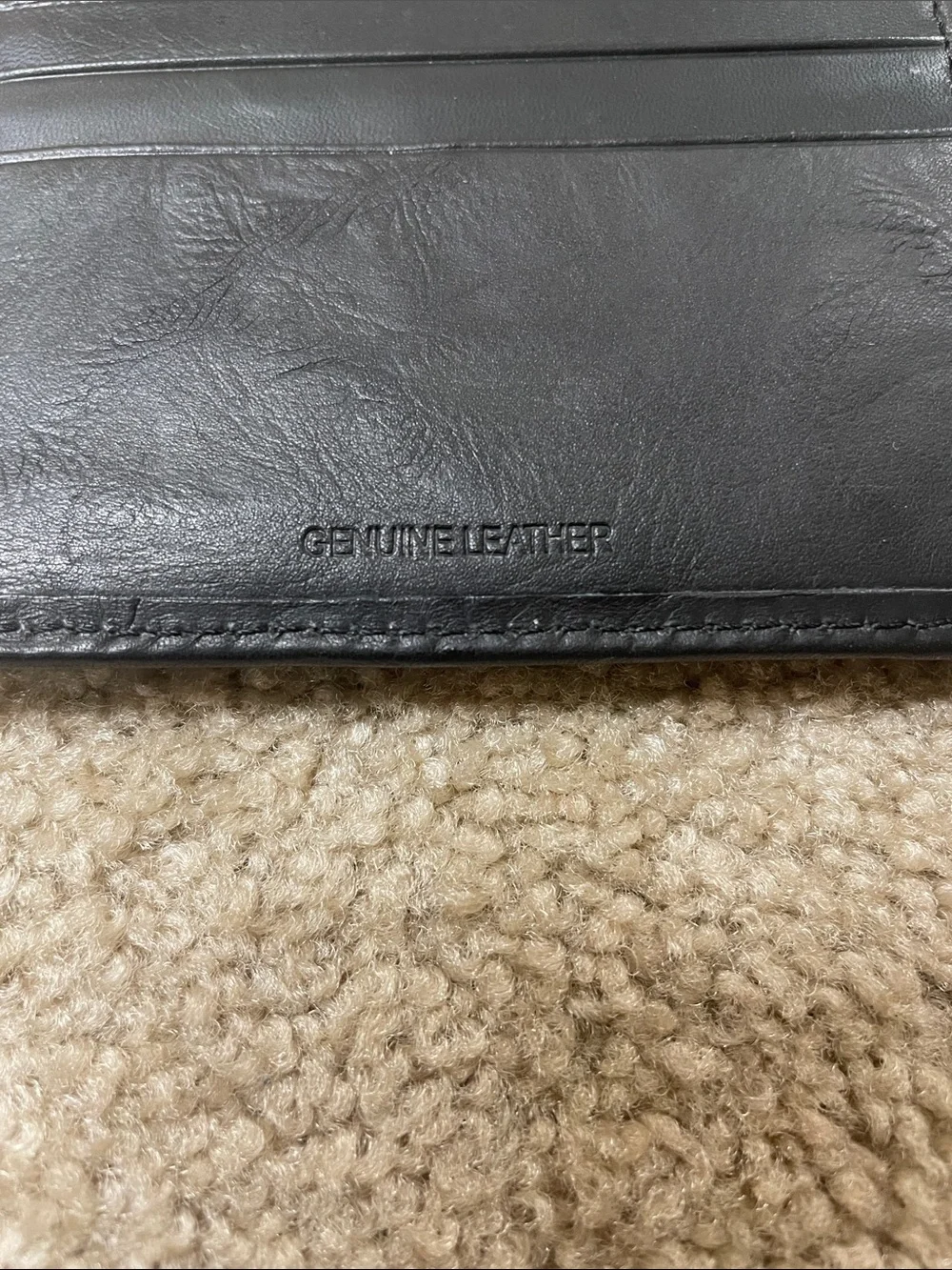 New Men’s Stafford Black Leather Bi-Fold Wallet